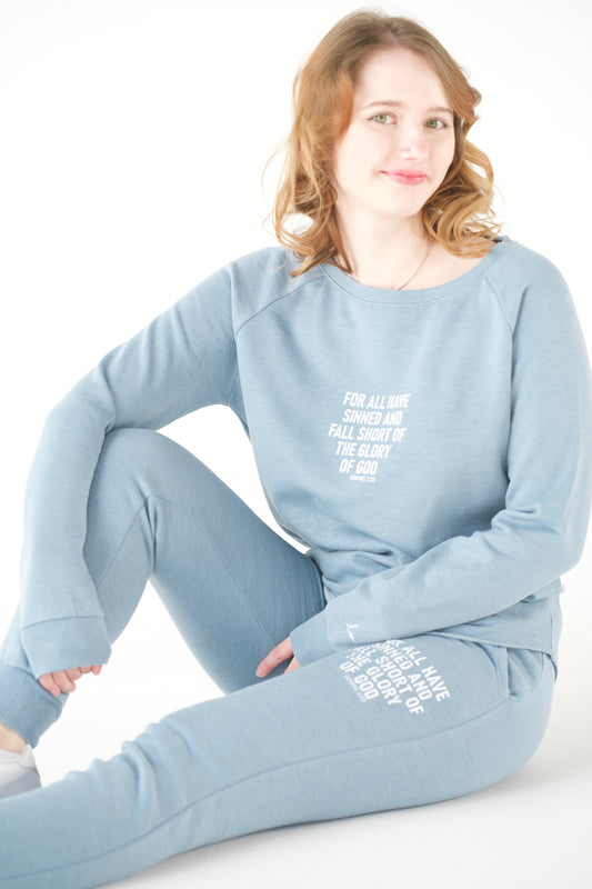 Romans 3:23 - Women's Wave Wash Crewneck