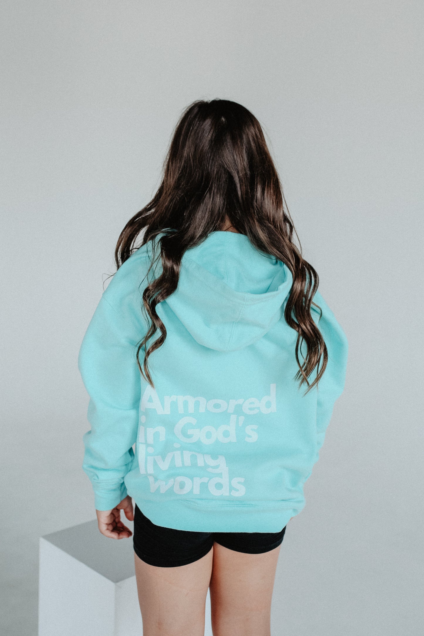 "Armored in God's Living Words" - Youth Midweight Hoodie