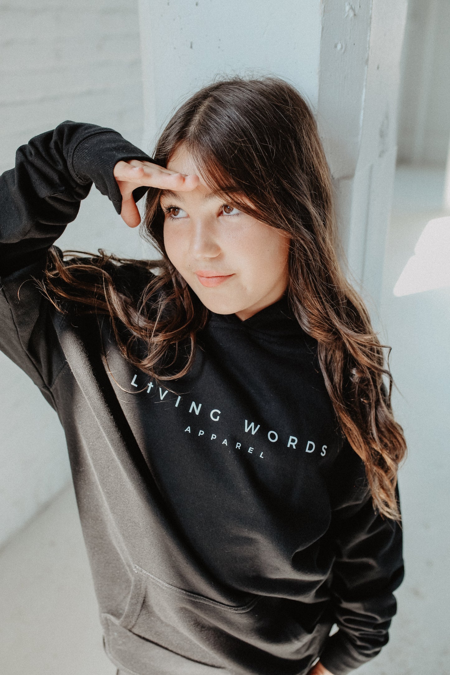 "Armored in God's Living Words" - Youth Midweight Hoodie