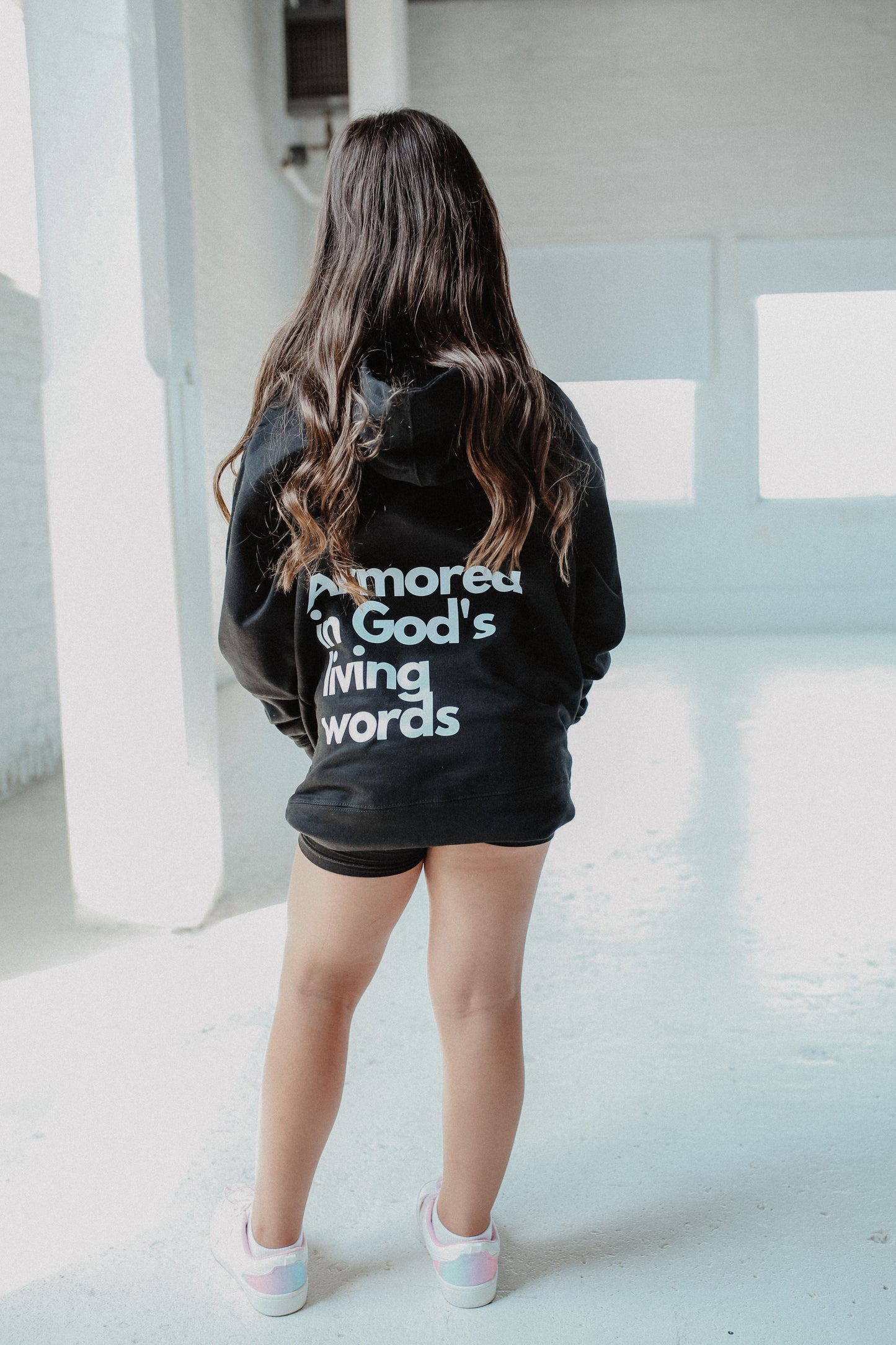"Armored in God's Living Words" - Youth Midweight Hoodie