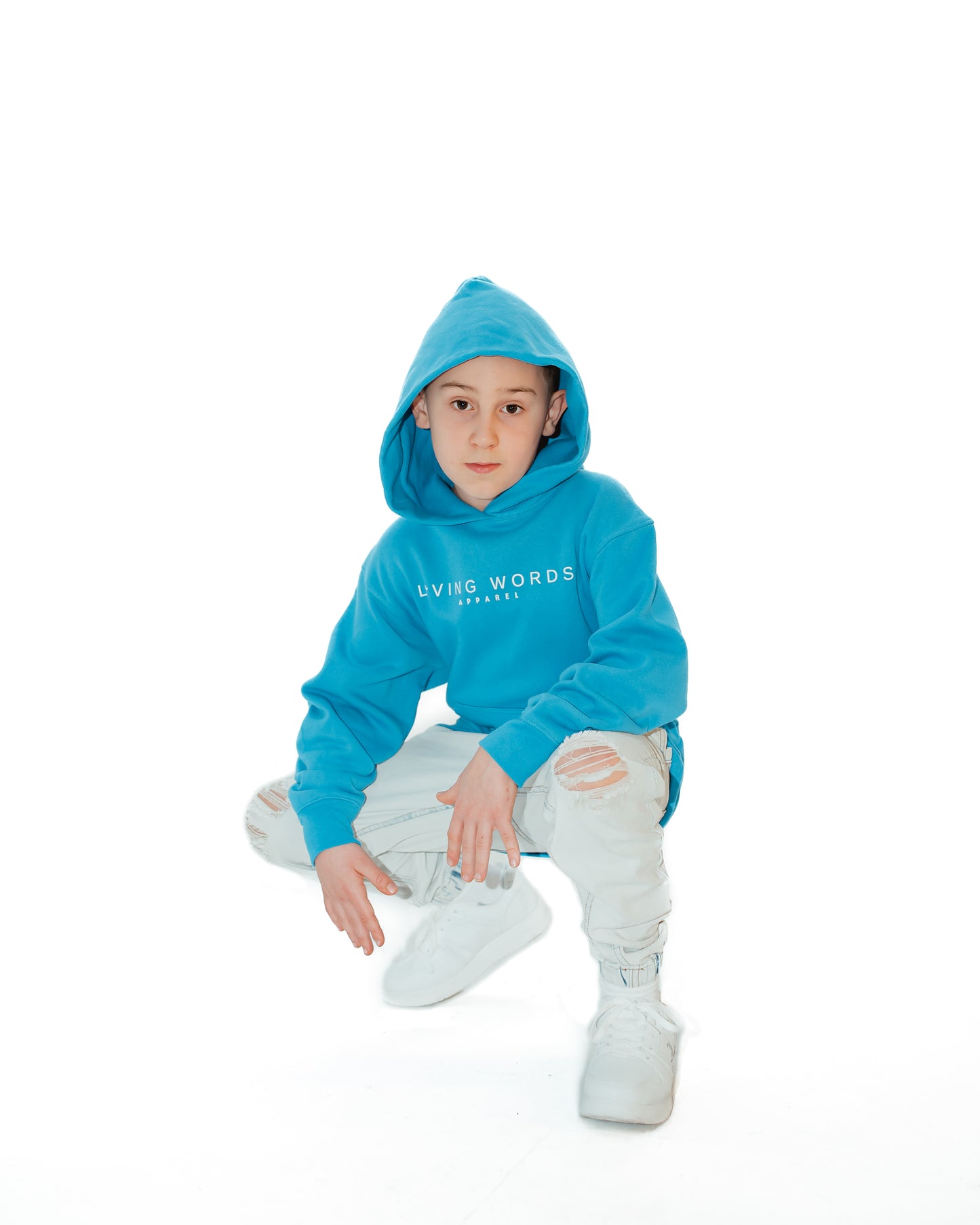 "Armored in God's Living Words" - Youth Midweight Hoodie