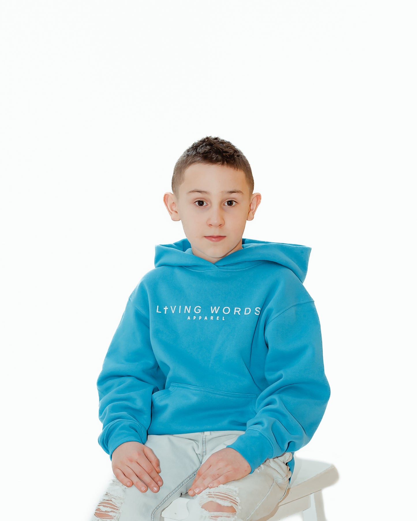"Armored in God's Living Words" - Youth Midweight Hoodie