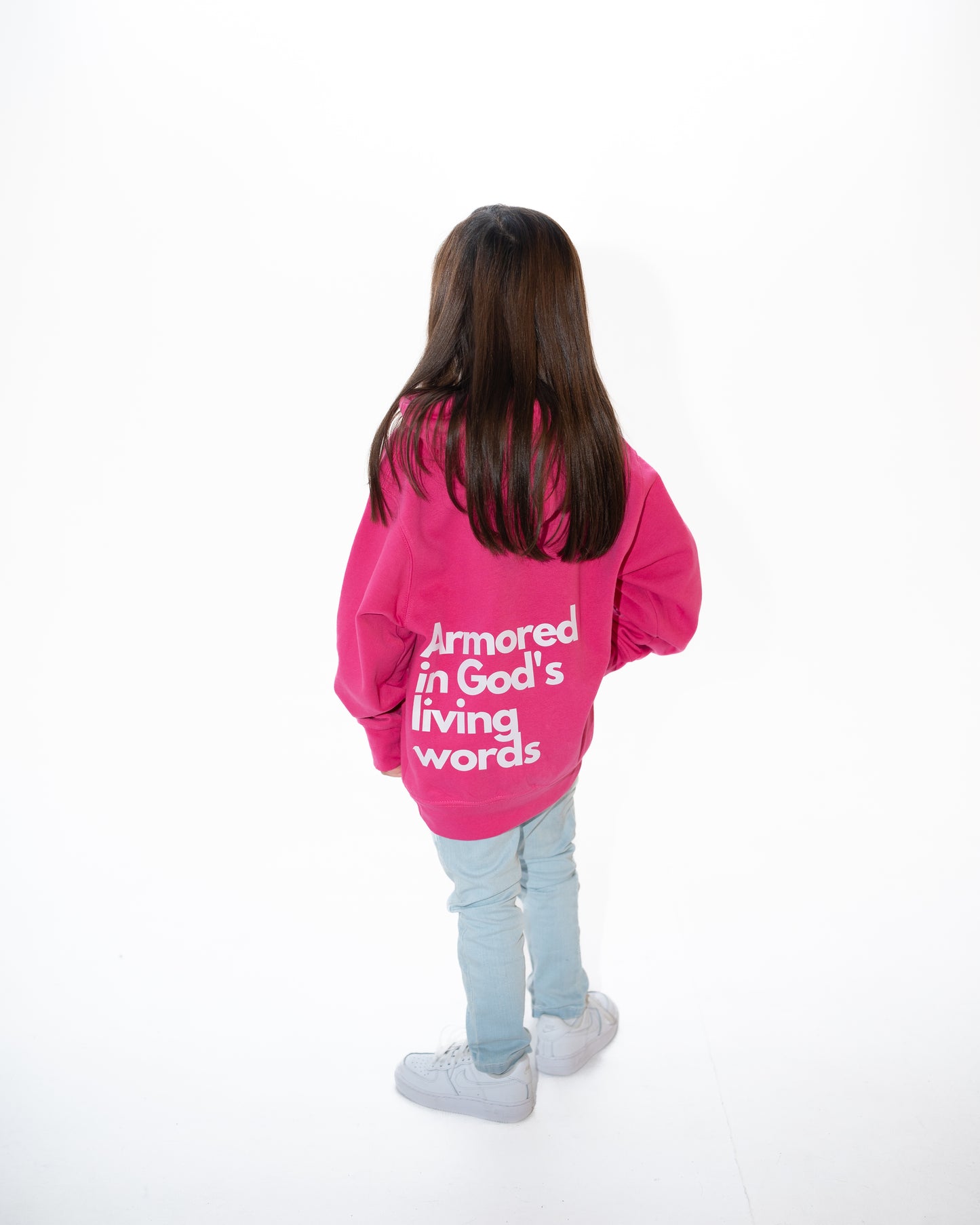 "Armored in God's Living Words" - Youth Midweight Hoodie