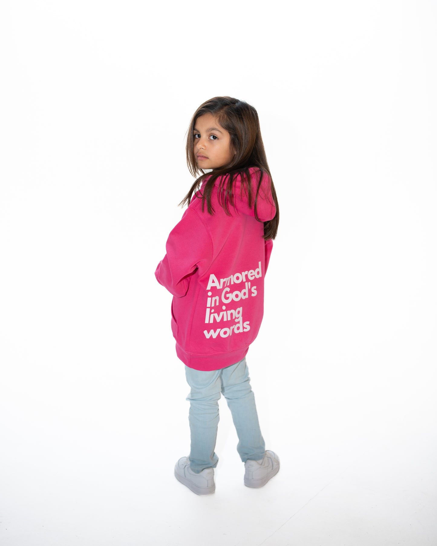 "Armored in God's Living Words" - Youth Midweight Hoodie