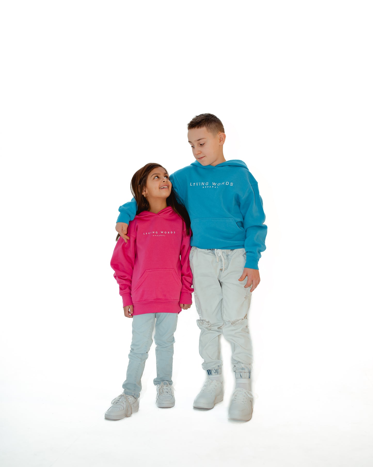 "Armored in God's Living Words" - Youth Midweight Hoodie