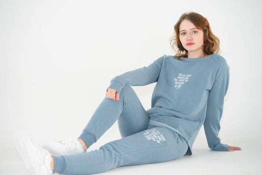 Romans 3:23 - Women's Wave Wash Crewneck