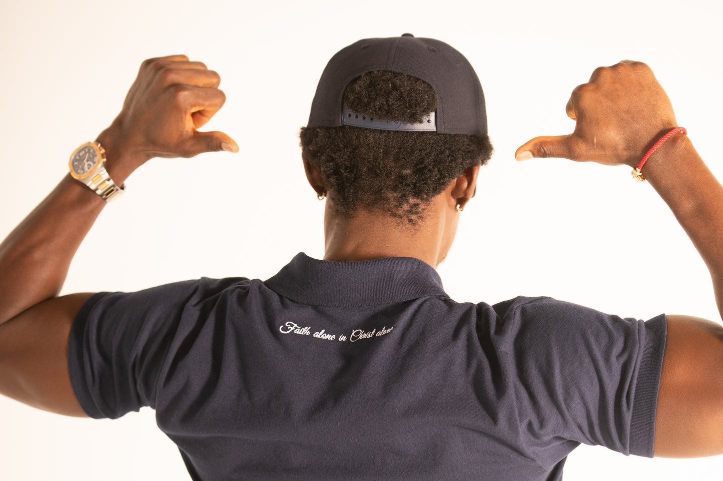 Men's Polo Shirt - "Faith Alone in Christ Alone"
